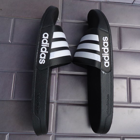 SIZE 12. ADIDAS Men\'s Adilette Cloudfoam Slides - Athletic Sandals. main image 8